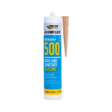 Everbuild 500 Bath & Sanitary Sealant - White