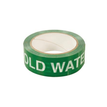 Identification Cold Water Tape 38mm X 33M