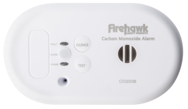 Firehawk CO Alarm 10Yr with removable Batteries