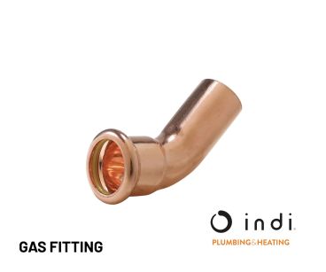 Indi Pressfit Obtuse Street Elbow 54mm - Gas