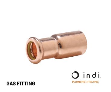 Indi Pressfit Fitting Reducing 22mm x 15mm - Gas