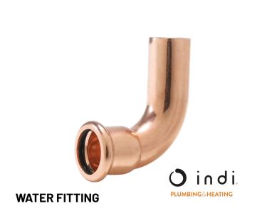 Indi Pressfit Street Elbow 15mm - Water