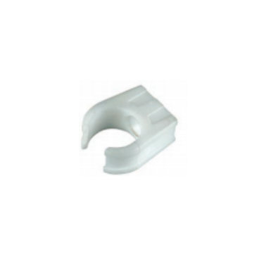F/P 21.5mm White O/F Pipe Clip (Singles)