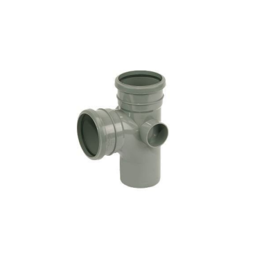 F/P 110mm Ring Seal Soil 92.5* Branch - Grey 