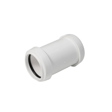 F/P 40mm White Pp Str.Coupling