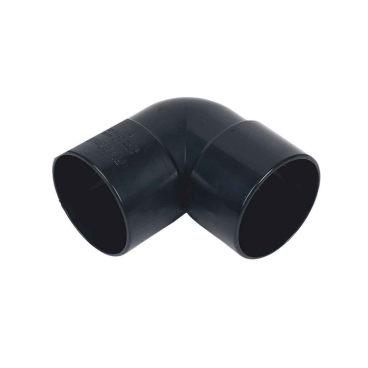 F/P Abs Solvent 90* Bend 40mm - Black