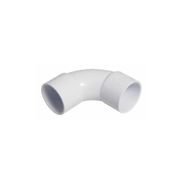 F/P Abs Solvent 92.5* Swept Bend 40mm - White