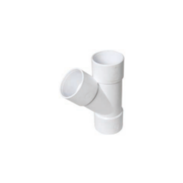 F/P Abs Solvent 135* Branch 40mm - White