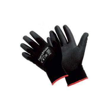 Atlanta Handmax Black Pu Gloves Medium (Pair)