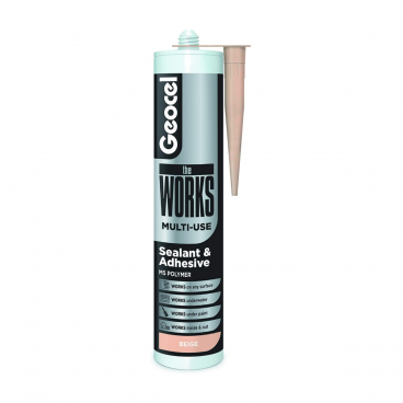 Geocel The Works Sealant Adhesive - Beige