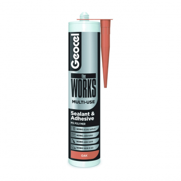 Geocel The Works Sealant Adhesive - Oak