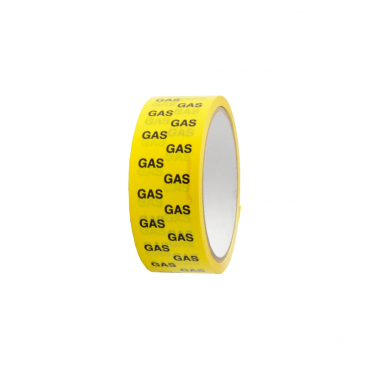 Identification Yellow Gas Tape 38mm X 33M 