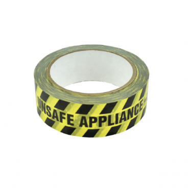 Identification  Do Not Use Unsafe Appliance Tape 38mm X 33M