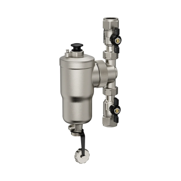 Boiler Mag VCC Magnetic Boiler Filter 22mm Brass Body Inc Valves