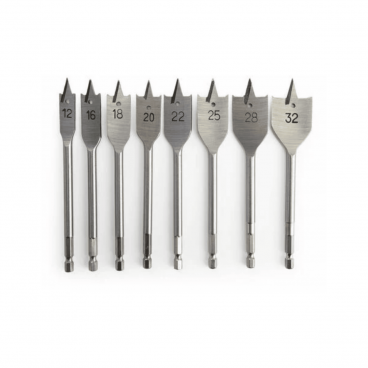 Flat Bit 8 Piece Set