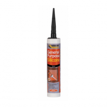 Everbuild General Purpose Silicone 280ml - Black