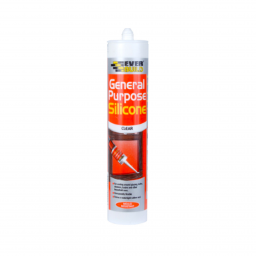 Everbuild General Purpose Silicone 280ml - Clear