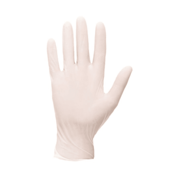 Disposable Gloves Latex Lightly Powdered Size L