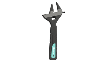 Hinton Wide Jaw Adjustable Wrench 8"