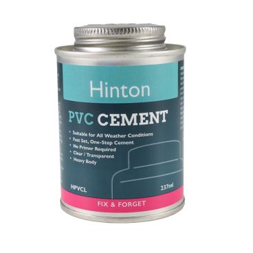 Hinton Heavy Bodied Solvent Cement (Metal Can) - 237ml