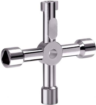 Hinton 4 Way Key - Chrome