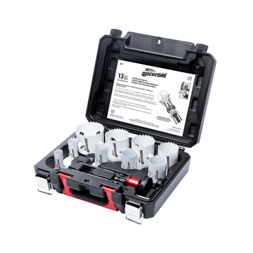 Quickcore Hole Saw Set 13 Pce