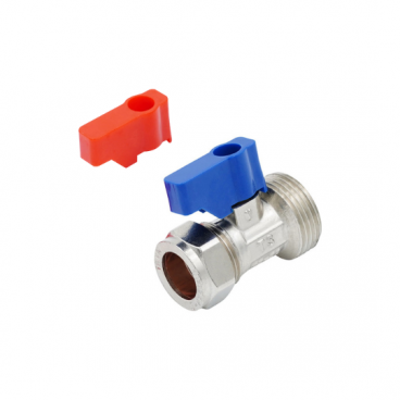 Washing Machine Valve- Straight 15mm X 3/4 Cp  