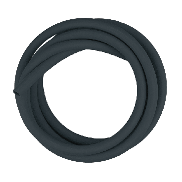 Hinton Neoprene Rubber U Gauge Hose - Black (2Mtr)