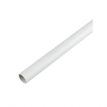 F/P 21.5mm Pvcu O/F Pipe 3Mtr - White