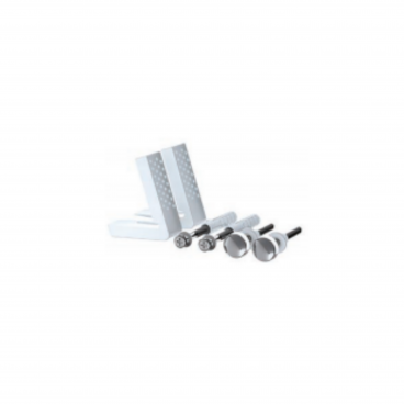 Angled Floor Toilet Pan Fixing Kit (Chrome Cap)