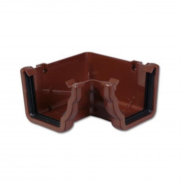 F/P Niagara Ogee Gutter 90Deg Int Angle - Brown **