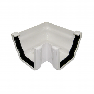 F/P Niagara Ogee Gutter 90Deg Int Angle - White **