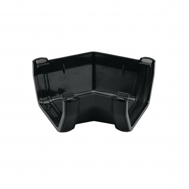 F/P Square Line Gutter 114mm 135*Angle - Black **