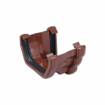 F/P Sq/Rd Gutter Adaptor - Brown **