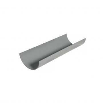 F/P Half Round Gutter 112mm  4mtr - Grey