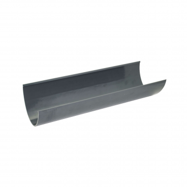 F/P Hicap Half Round Gutter 4M - Anthracite **