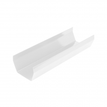 F/P Square Line Gutter 3M - White