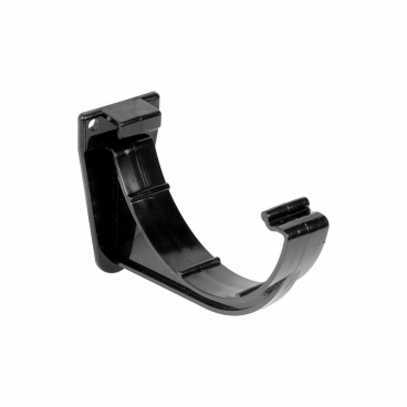 F/P Half Round Gutter 112mm Fascia Bracket - Black **