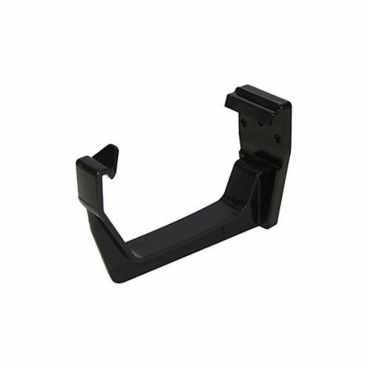 F/P Square Line Gutter 114mm Fascia Bracket - Black **