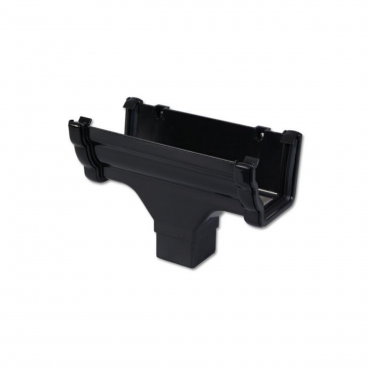 F/P Niagara Ogee Gutter Running Outlet - Black **