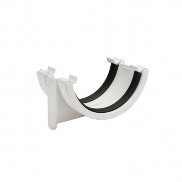 F/P Half Round Gutter 112mm Union Bracket - White **