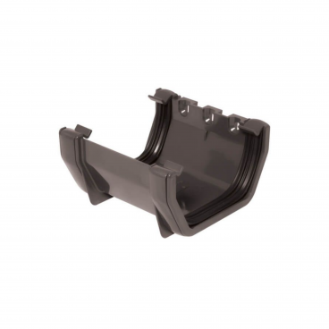 F/P Square Line Gutter 114mm Union Brackets - Anthracite