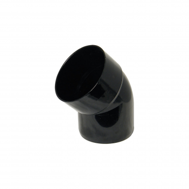 F/P Ring Seal Soil 110mm 45Deg Bend Single Socket - Black