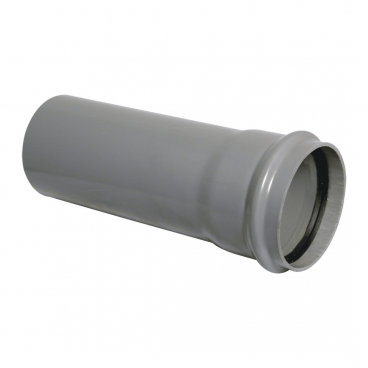 F/P 3M X 110mm Single Socket Pipe Grey **