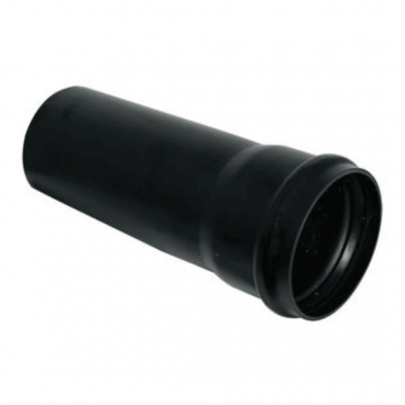 F/P 3M X 110mm Single Socket Pipe Black **