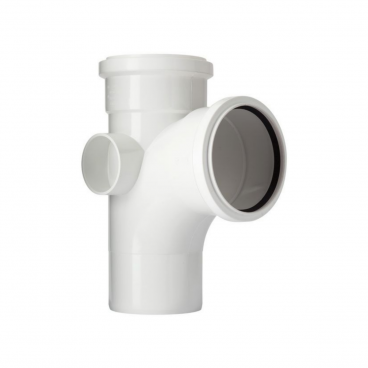 Socket Vent "FLOPLAST" 110mm Grey Soil Pipe and Fittings Bend Boss Branch 