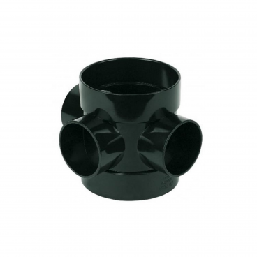 F/P 110mm Short Boss Pipe - Black