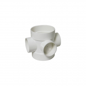 F/P Ring Seal Soil 110mm Short Boss Pipe - White