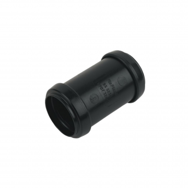 F/P 40mm Black Pp Str.Coupling  