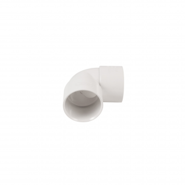 F/P Abs Solvent 90* Bend 50mm - White 